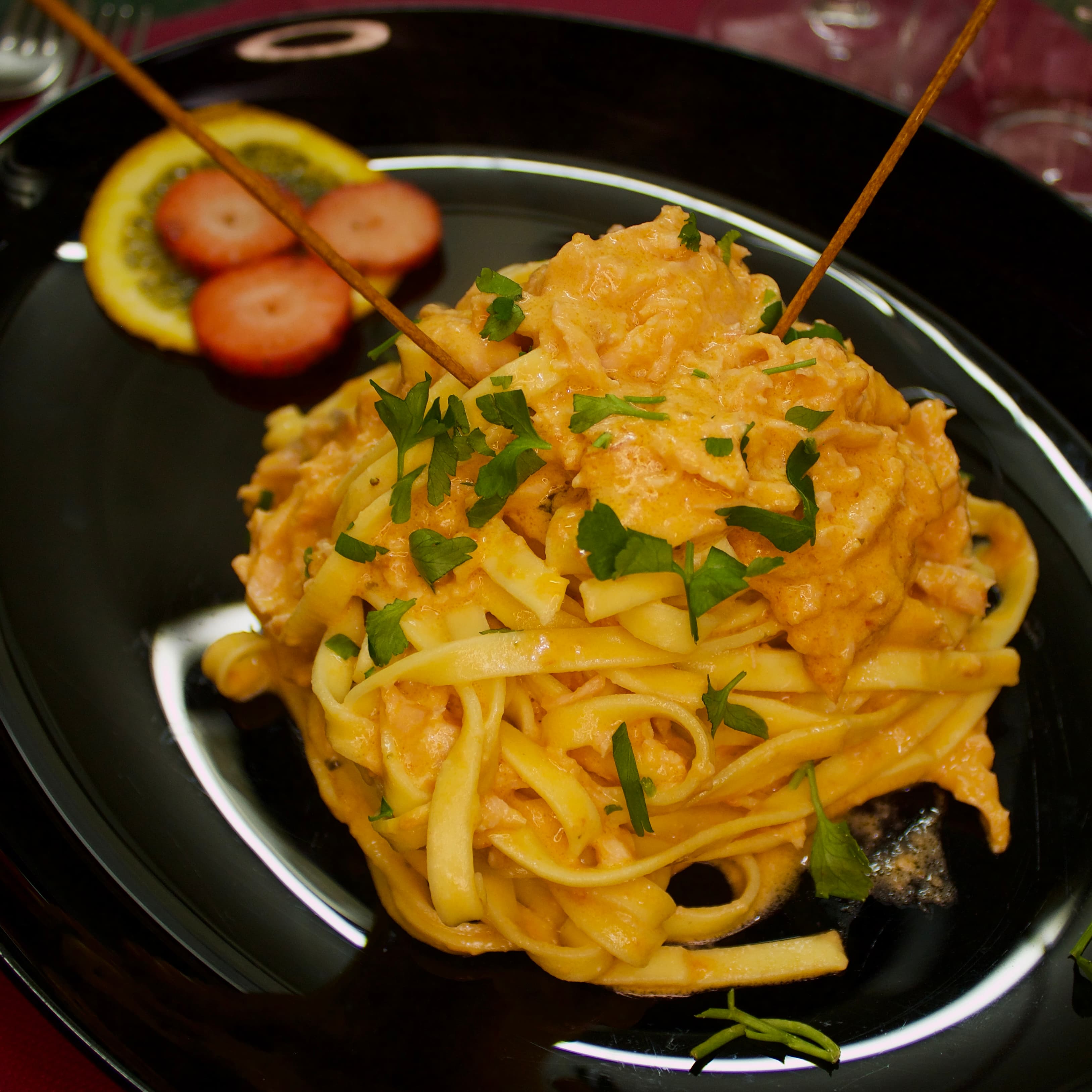 Pasta fresca al Salmone